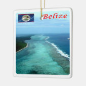 zBZ005 BELIZE Barrier Reef, Amerika Keramikornament (Links)