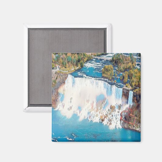 zCA003 NIAGARA FALLS, Panorama, Amerika, Kühlschra Magnet (Vorderseite/Rückseite)