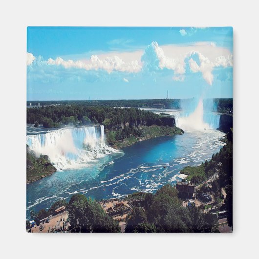 zCA004 NIAGARA FALLS, View, America, Frige Magnet (Vorne)
