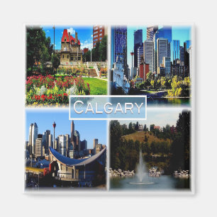 zCA006 CALGARY, Mosaic, Alberta, Kanada, Kühlschra Magnet