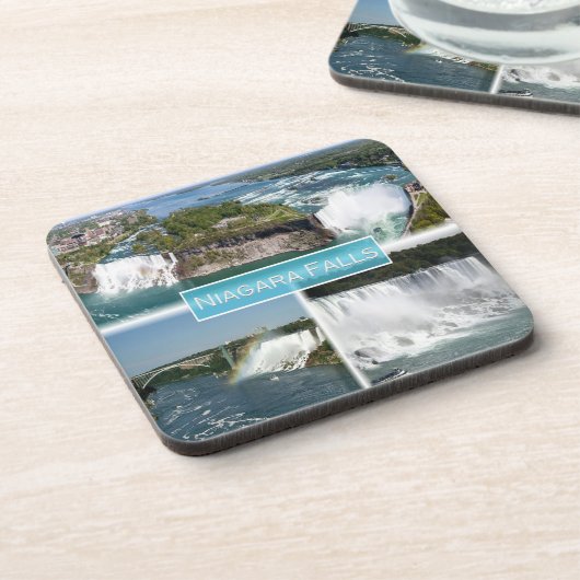 zCA012 NIAGARA FALLS from Rainbow bridge, Getränkeuntersetzer (Linke Seite)