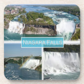 zCA012 NIAGARA FALLS from Rainbow bridge, Getränkeuntersetzer (Vorderseite)