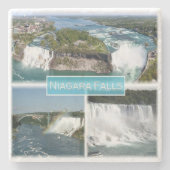 zCA012 NIAGARA FALLS from Rainbow bridge, Steinuntersetzer (Vorderseite)