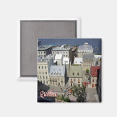 zCA018 QUEBEC City, Luftbild, Kanada, Kühlschrank Magnet (Vorderseite/Rückseite)