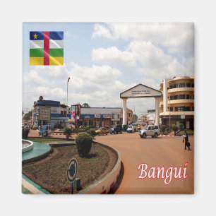 zCF009 BANGUI, Zentralafrikanische Republik, Kühls Magnet