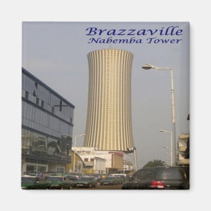 zCG007 BRAZZAVILLE, Republik Kongo, Kühlschrank Magnet