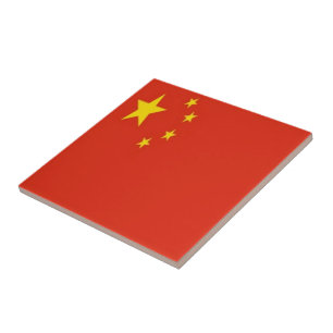 zCH001 chinesische FLAG-China VR China, Fliese
