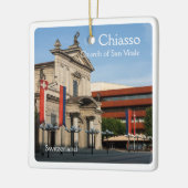 zCH008 CHIASSO Schweiz, Keramikornament (Links)