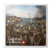 zCH010 GENÈVE Schweiz, Fliese (Vorderseite)