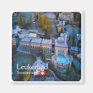 zCH011 LEUKERBAD Schweiz - Kühlschrankmagnet
