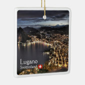 zCH014 LUGANO, Schweiz, Keramikornament (Rechts)