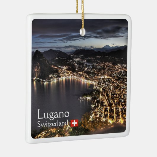 zCH014 LUGANO, Schweiz, Keramikornament (Rechts)