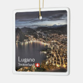 zCH014 LUGANO, Schweiz, Keramikornament (Links)