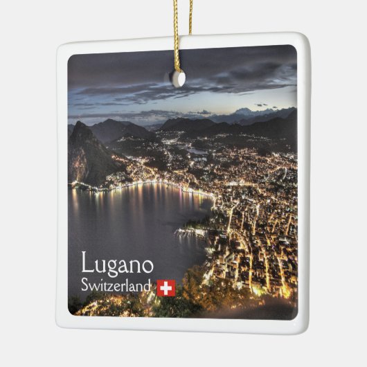 zCH014 LUGANO, Schweiz, Keramikornament (Links)