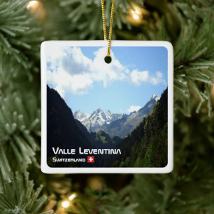 zCH020 LEVENTINA TAL Swiss, Keramikornament