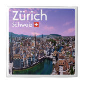 zCH021 ZÜRICH Schweiz, Fliese (Vorderseite)