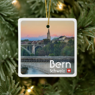 zCH022 BERN Downtown Schweiz, Keramikornament