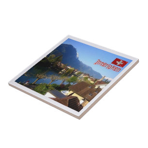 zCH026 INTERLAKEN Schweiz - Fliese