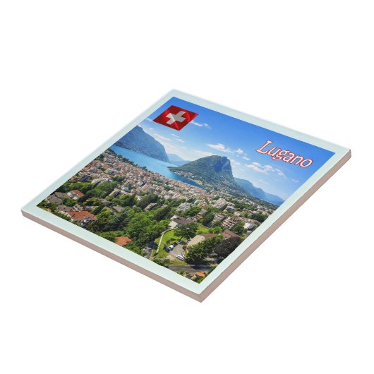 zCH027 LUGANO Schweiz - Fliese (Seite)