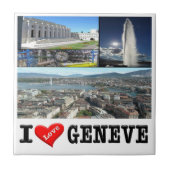 zCH032 GENÈVE I Liebe Schweiz, Fliese (Vorderseite)