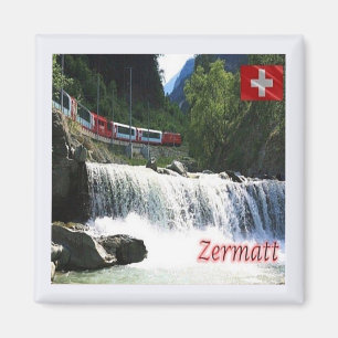 zCH033 ZERMATT Panorama Schweiz - Kühlschrankmagn Magnet