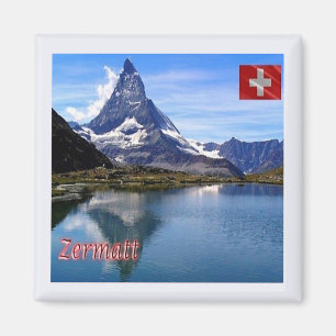 zCH035 ZERMATT See Schweiz - Kühlschrankmagnet