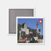 zCH038 AARAU Schweiz - Magnet (Vorderseite/Rückseite)