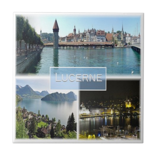 zCH043 LUCERNE Schweiz, Fliese (Vorderseite)