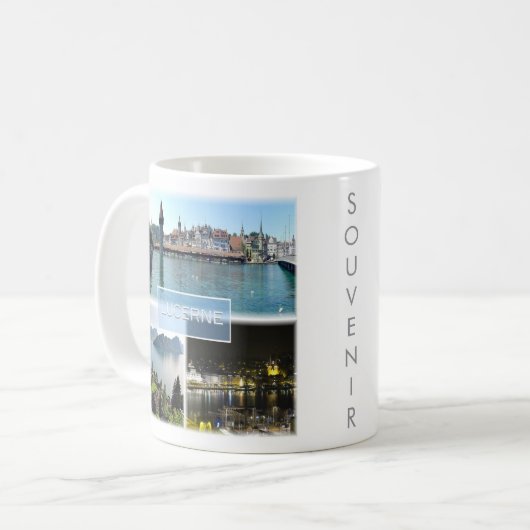 zCH043 LUCERNE Schweiz, Kaffeetasse (Vorderseite Links)