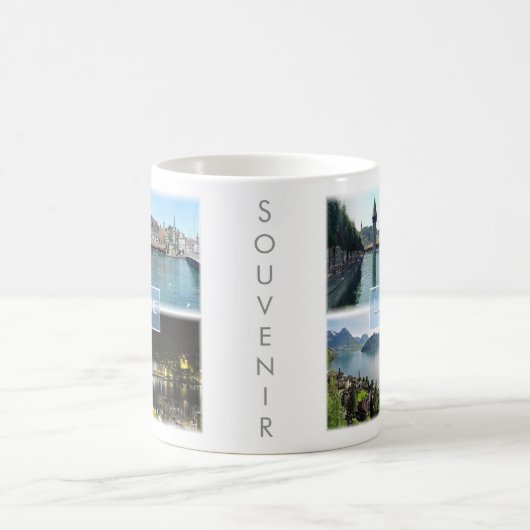 zCH043 LUCERNE Schweiz, Kaffeetasse (Mittel)