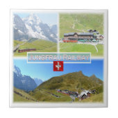 zCH045 JUNGFRAU EISENBAHN Schweiz, Fliese (Vorderseite)