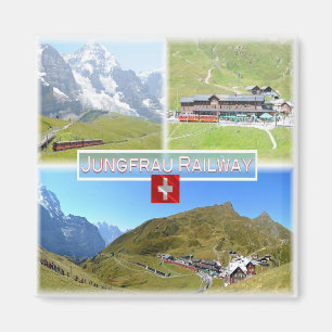 zCH045 JUNGFRAU EISENBAHN Schweiz, Kühlschrank Magnet