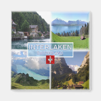 zCH051 INTERLAKEN Lake Thun Thunerse Swiss, Kühlsc Magnet