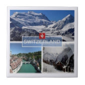 zCH052 SCHWEIZ-MOSaik - Fliese (Vorderseite)
