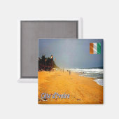 zCI008 IVORY COAST Beach, Afrika, Kühlschrank Magnet (Vorderseite/Rückseite)