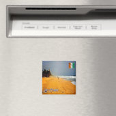 zCI008 IVORY COAST Beach, Afrika, Kühlschrank Magnet (In Situ (Geschirrspüler))