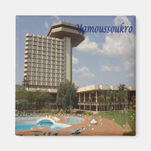 zCI010 YAMOUSSOUKRO, Elfenbeinküste, Afrika, Kühls Magnet