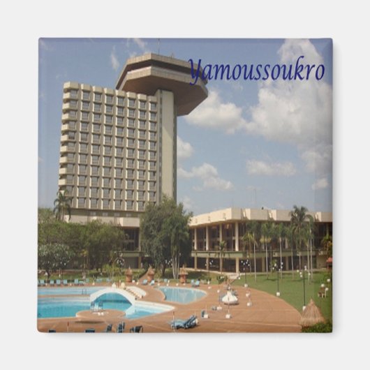 zCI010 YAMOUSSOUKRO, Elfenbeinküste, Afrika, Kühls Magnet (Vorne)