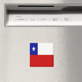 zCL001 CHILE, Flagge, Amerika, Kühlschrank Magnet (In Situ (Geschirrspüler))