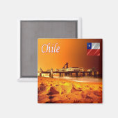 zCL014 CHILE, Viña del Mar, Amerika, Kühlschrank Magnet (Vorderseite/Rückseite)