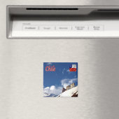 zCL016 CHILE, Valle Nevado, Amerika, Kühlschrank Magnet (In Situ (Geschirrspüler))