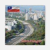zCL020 SANTIAGO, Rio Mapocho, Chile, Kühlschrank Magnet (Vorne)