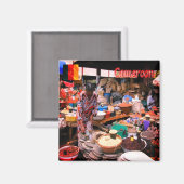 zCM003 KAMERUN, Mfundi-Markt, Afrika, Kühlschrank Magnet (Vorderseite/Rückseite)