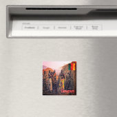 ZCM012 KAMERUN, Afrika, Kühlschrank Magnet (In Situ (Geschirrspüler))