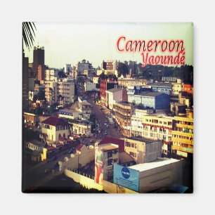 zCM017 YAOUNDE', Kamerun, Afrika, Kühlschrank Magnet