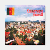 zCM06 YAOUNDE', Kamerun, Afrika, Kühlschrank Magnet (Vorne)