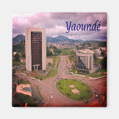 zCM08 YAOUNDE', Kamerun, Afrika, Kühlschrank Magnet (Vorne)