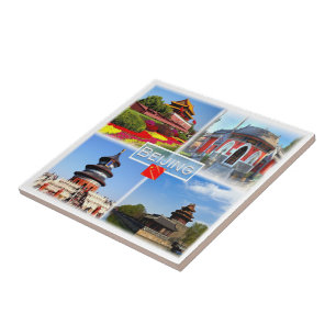 zCN004 TIANANMEN Beijin, Asien, Fliese