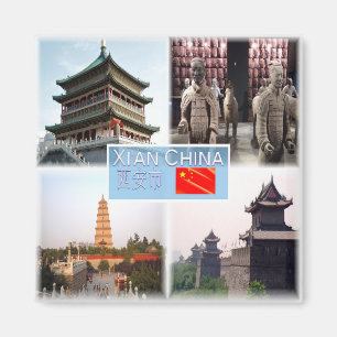 zCN005 TERRACOTTA Shaanxi, XI AN, Kühlschrank Magnet