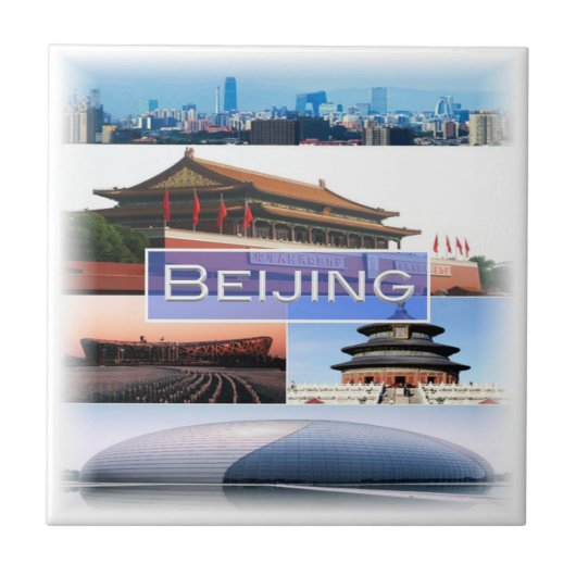 zCN009 PEKING, China, Fliese (Vorderseite)